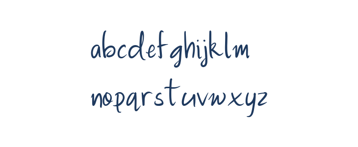 Byxon Regular Lowercase