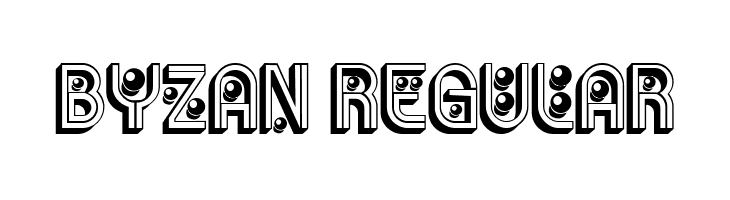 Byzan Regular  Free Fonts Download