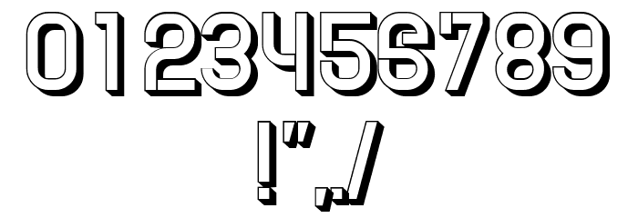 Byzantia Hollow Regular Font OTHER CHARS