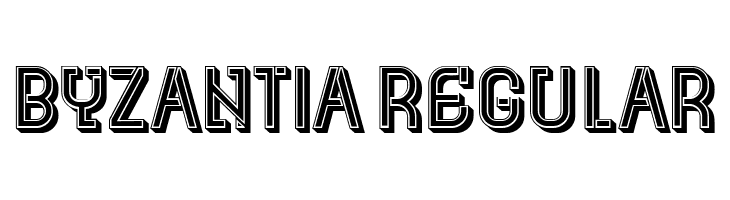 Byzantia Regular  Free Fonts Download