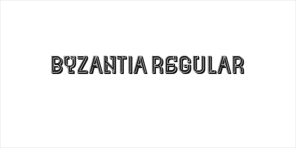 Byzantia Regular Logo