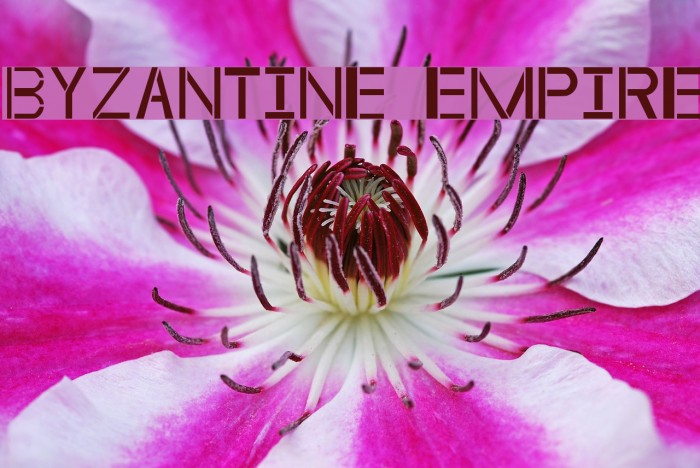 Byzantine Empire Font examples
