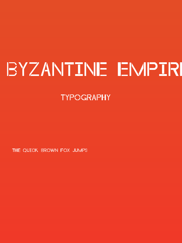 Byzantine Empire Poster