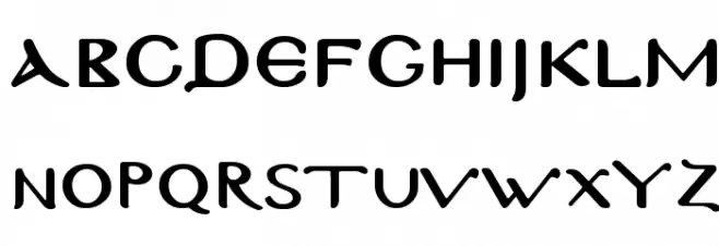 Byzantine-Normal Font Litere mari