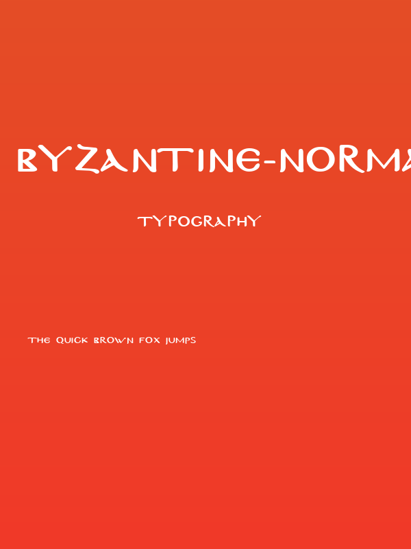 Byzantine-Normal Poster