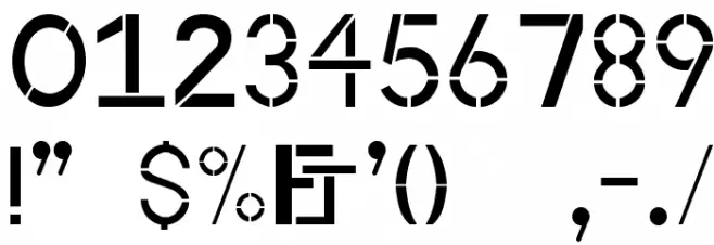 ByzantineEmpire Font OTHER CHARS