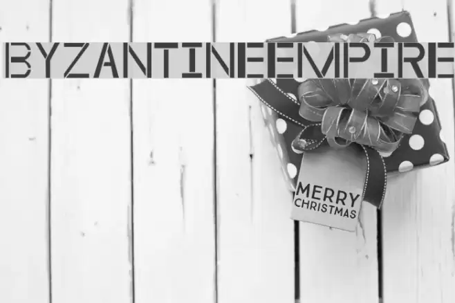 ByzantineEmpire Font examples
