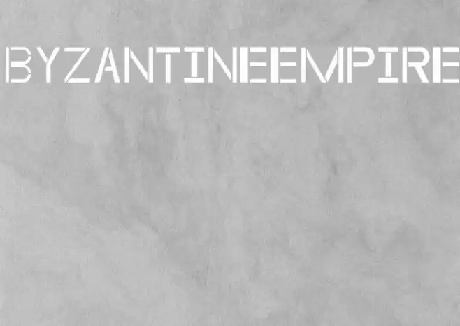 ByzantineEmpire Font examples