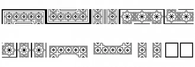 Byzantium फ़ॉन्ट अपरकेस