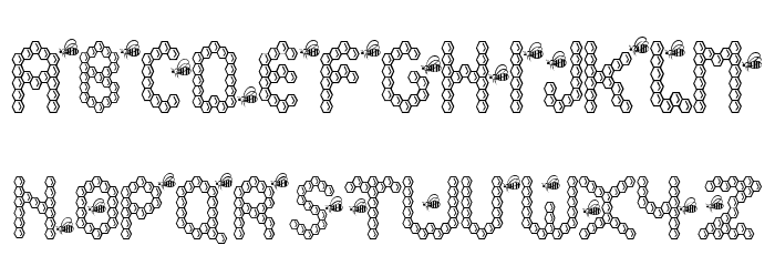 BzzzBee Font LOWERCASE