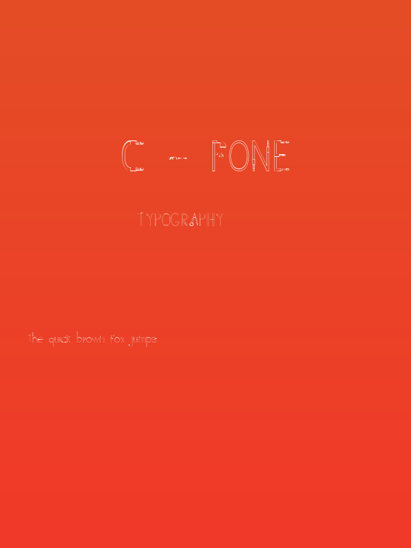 C - FONE Poster