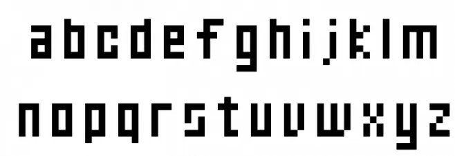 C Web Large Schriftart Kleinbuchstaben