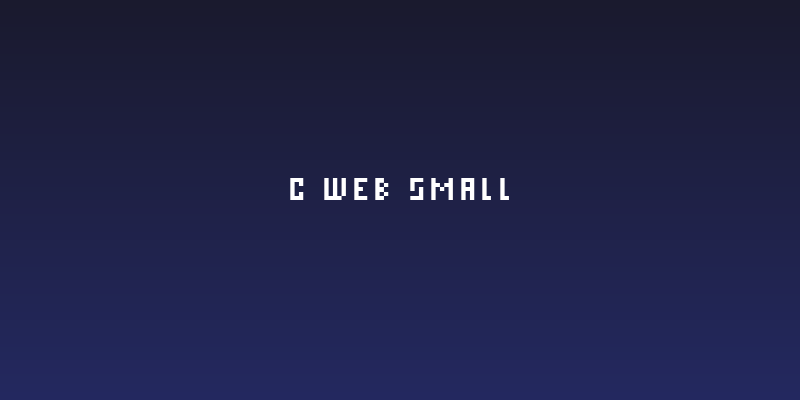 C Web Small Social Header