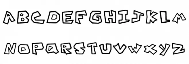 C2007 Roblox Font Regular Font LOWERCASE