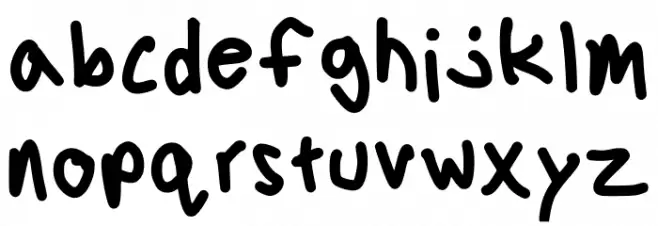 C808s Regular Schriftart Kleinbuchstaben