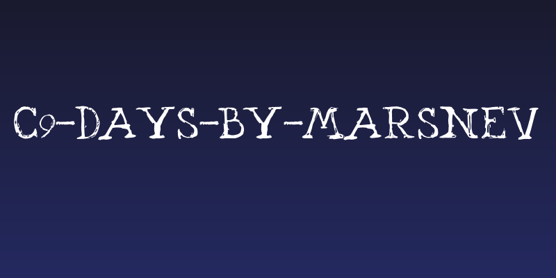 C9-DAYS-by-marsnev Social Header