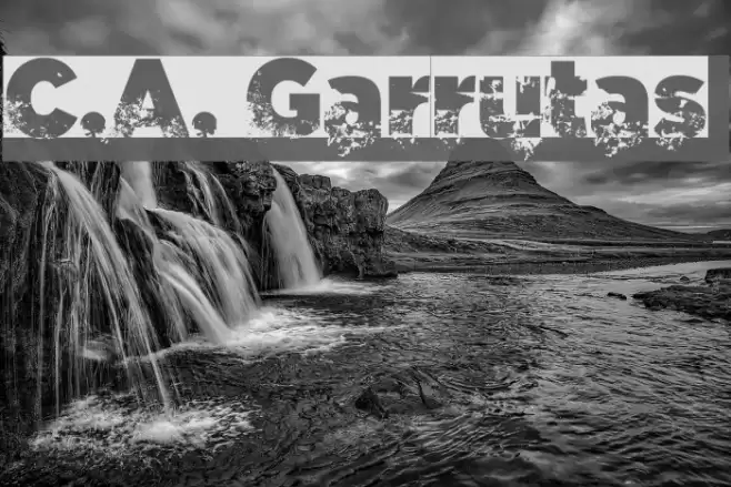 C.A. Garrutas Font examples