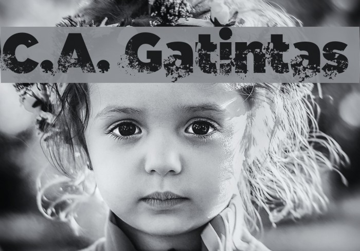 C.A. Gatintas Font examples