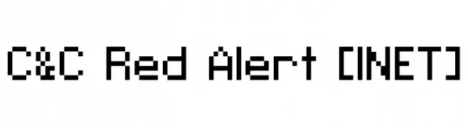 C&C Red Alert [INET]  免费字体下载
