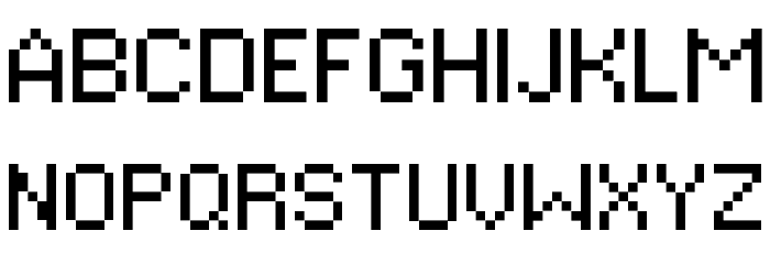 C&C Red Alert [INET] Schriftart Groß