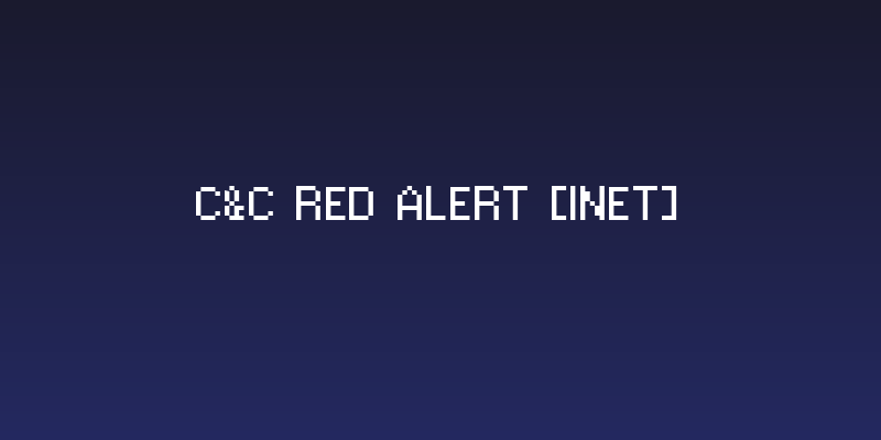 C&C Red Alert [INET] Social Header