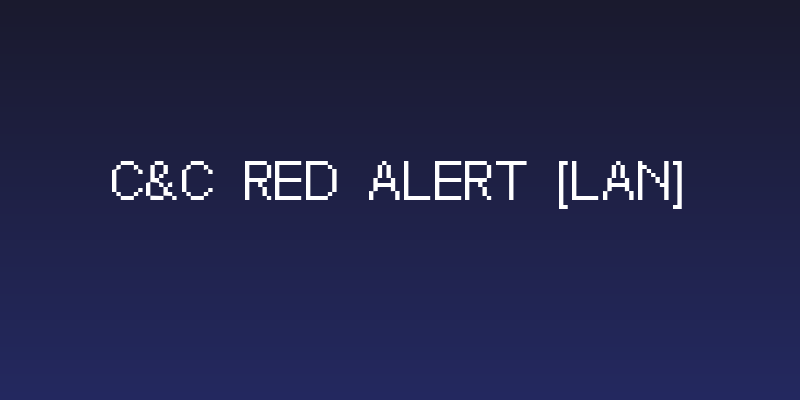 C&C Red Alert [LAN] Social Header