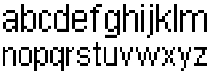 C&C Red Alert [LAN] Font LOWERCASE