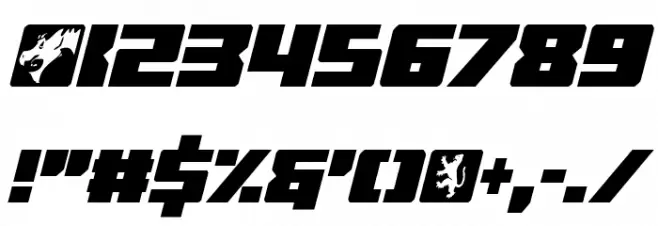 C.O.D.E.R. Condensed Italic Schriftart Anderer Schreiben