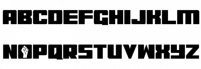 C.O.D.E.R. Condensed Font Litere mari