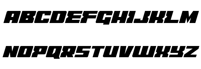 C.O.D.E.R. Italic Font LOWERCASE
