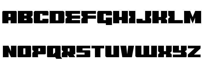 C.O.D.E.R. Regular Font LOWERCASE
