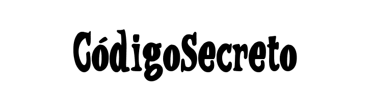 Código Secreto  baixar fontes gratis