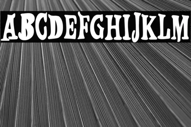 Código Secreto Font examples