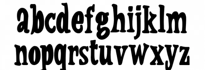 Código Secreto Font LOWERCASE