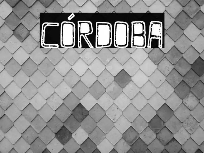 Córdoba Font examples
