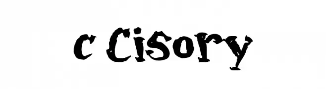 c Cisory  免费字体下载