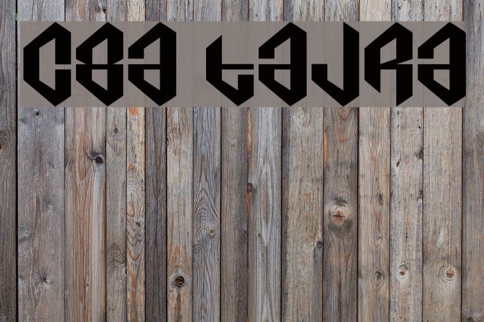 c8a tajra 字体 examples