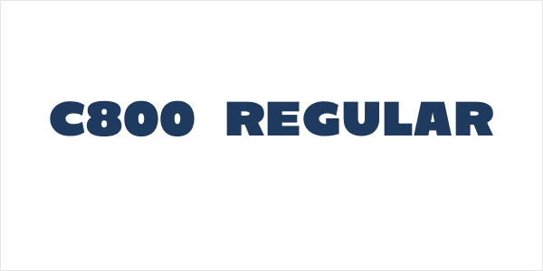 C800 Regular Logo