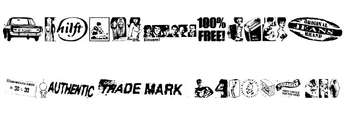 CA AfterMidnightSaleJunk Font LOWERCASE