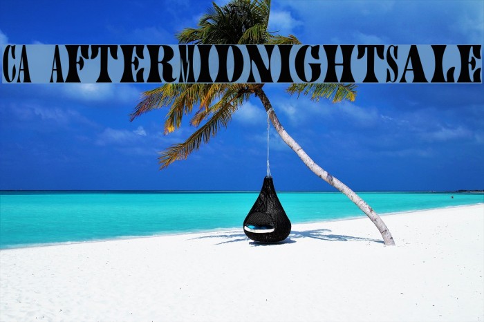 CA AfterMidnightSale Font examples