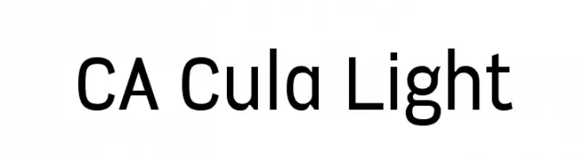 CA Cula Light  Descarca Fonturi Gratis