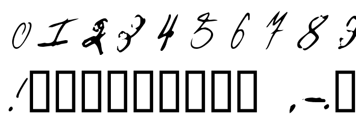 CA Koenigsbrueck Font OTHER CHARS