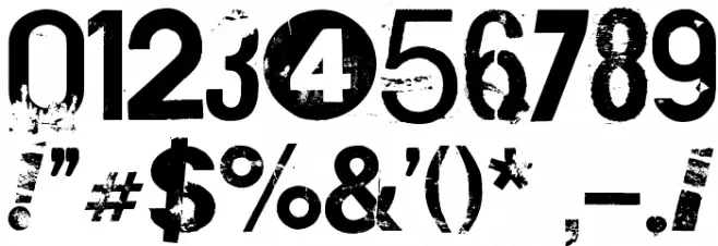 CA Misfit Font OTHER CHARS