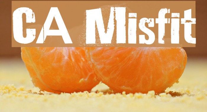 CA Misfit Font examples