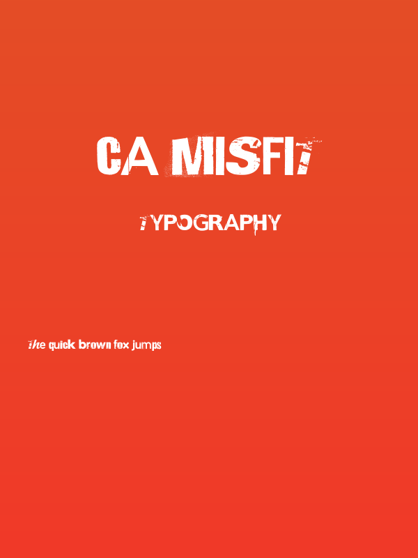 CA Misfit Poster