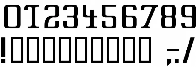 CA Strongman Font OTHER CHARS