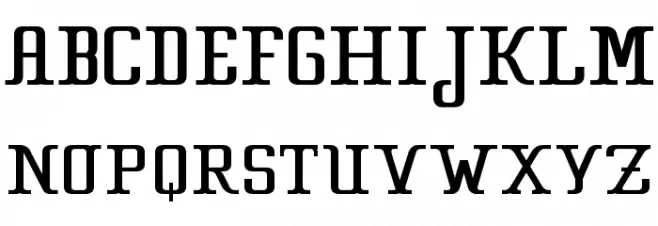 CA Strongman Schriftart Groß