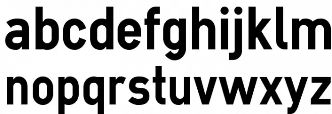 CABNDWebBold Caratteri MINUSCOLO