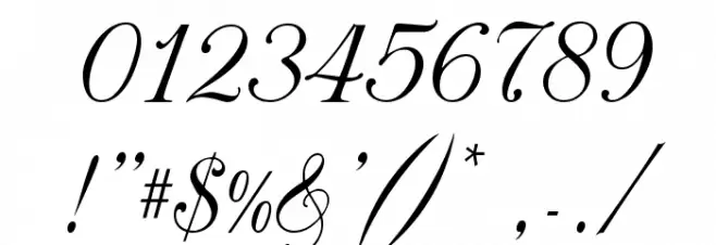 CAC Champagne Font OTHER CHARS