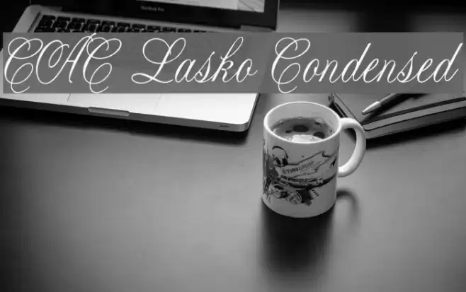 CAC Lasko Condensed Шрифта examples